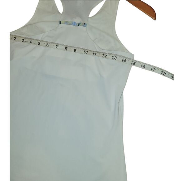 Adidas White Climachill Racerback Tank with Built in Bra S 8-10 - Picture 8 of 12